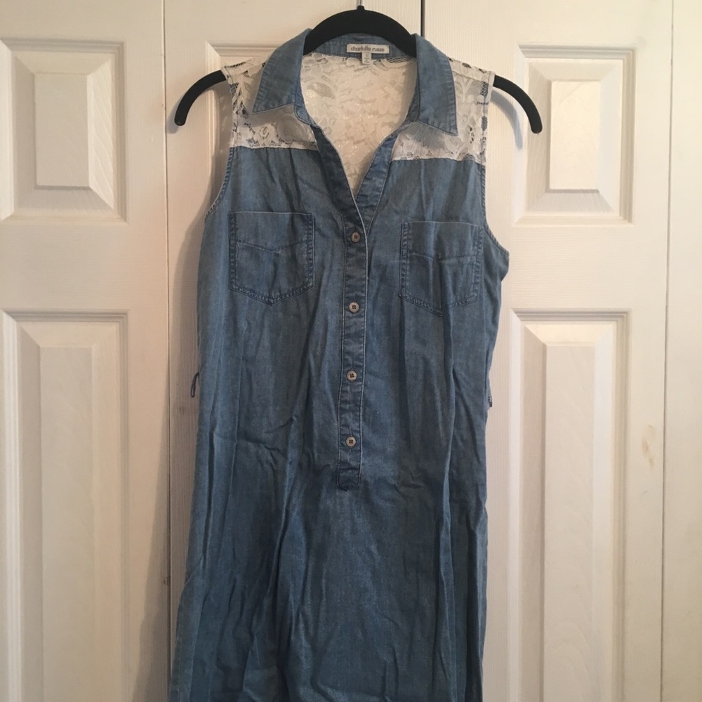 Denim Lace Dress